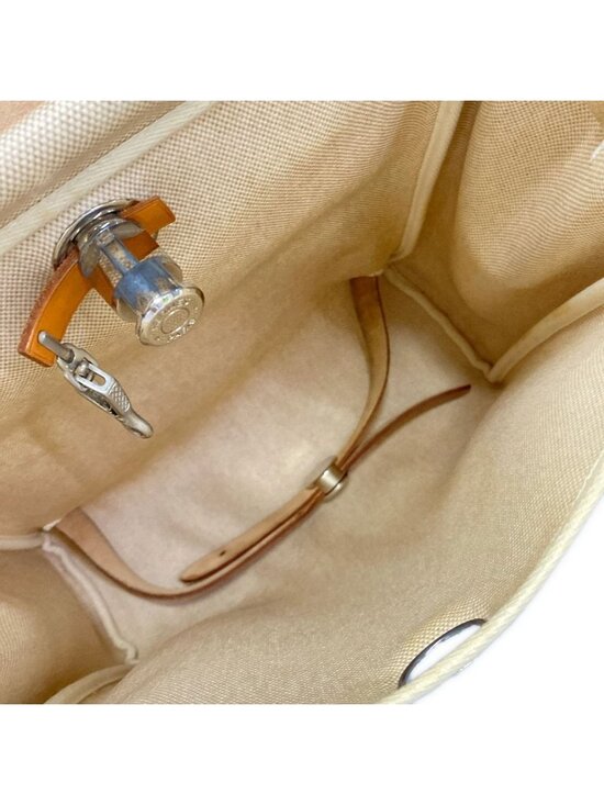 Hermes Backpack Herbag a Dos Ivory Brown main image 15